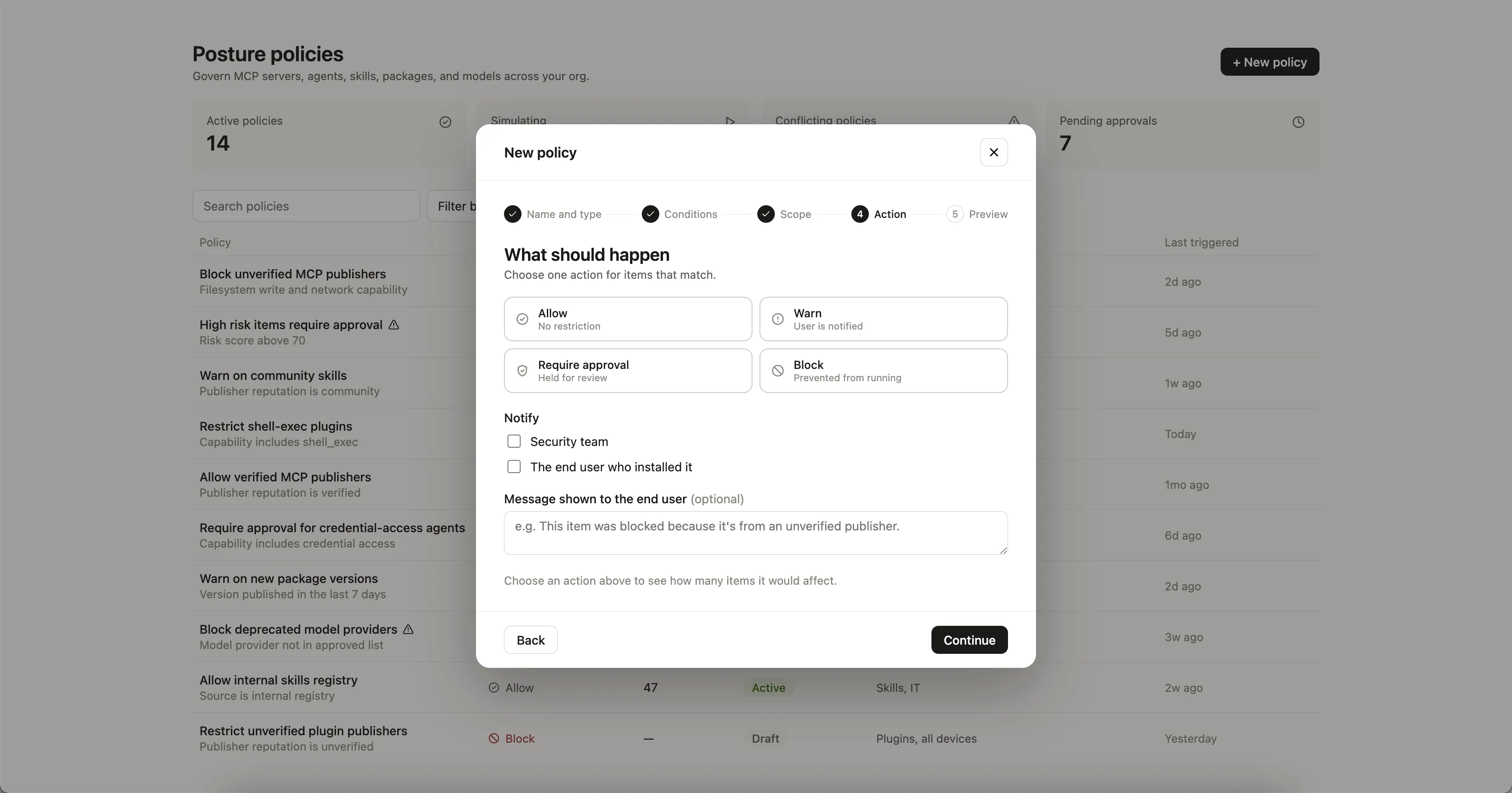AI Security - enforcement confirmation