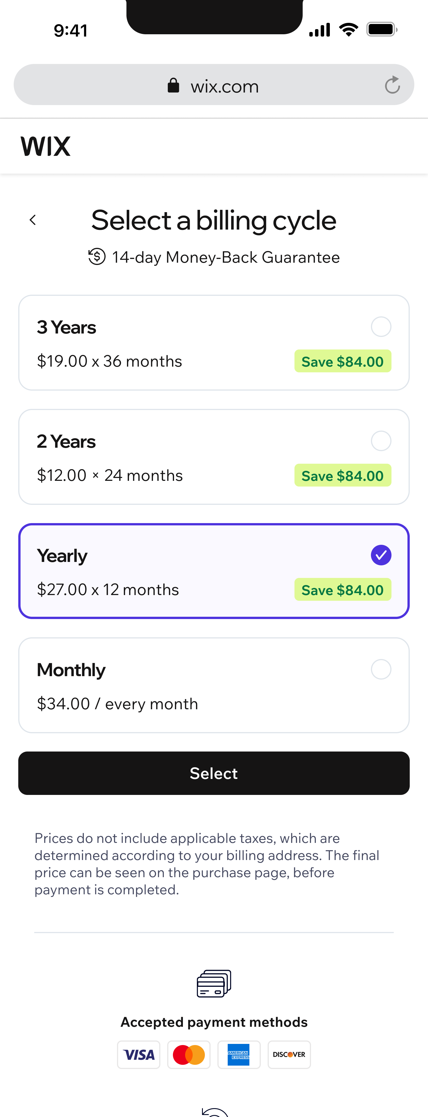 Mobile-first - screen 2