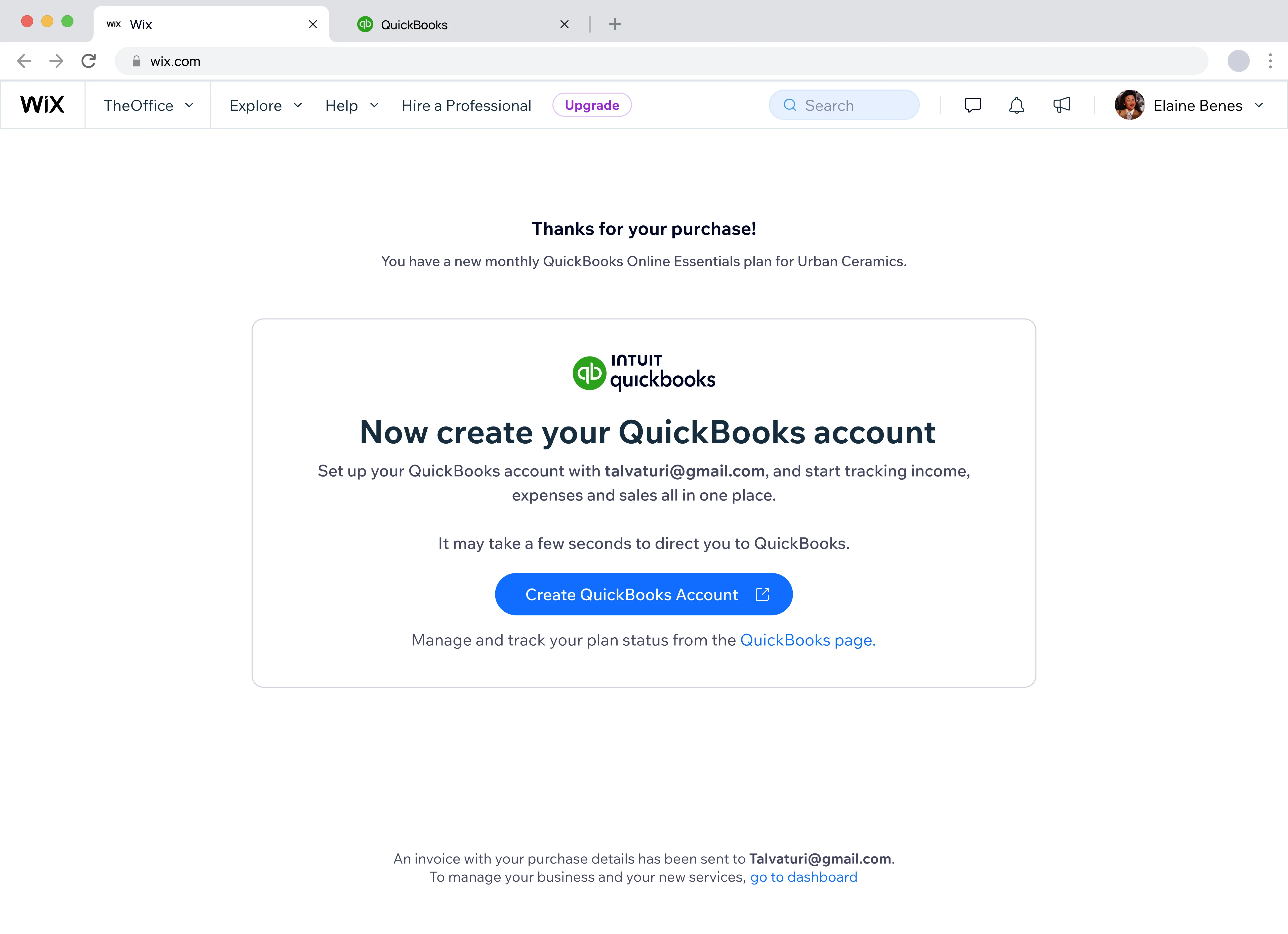 QuickBooks - subscription management